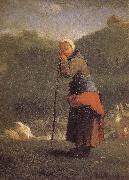 Shepherdess Jean Francois Millet